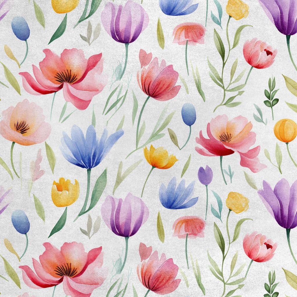 Royal Samt Stoff Polyester Zum Nähen - Motiv Blumen - RDX2664