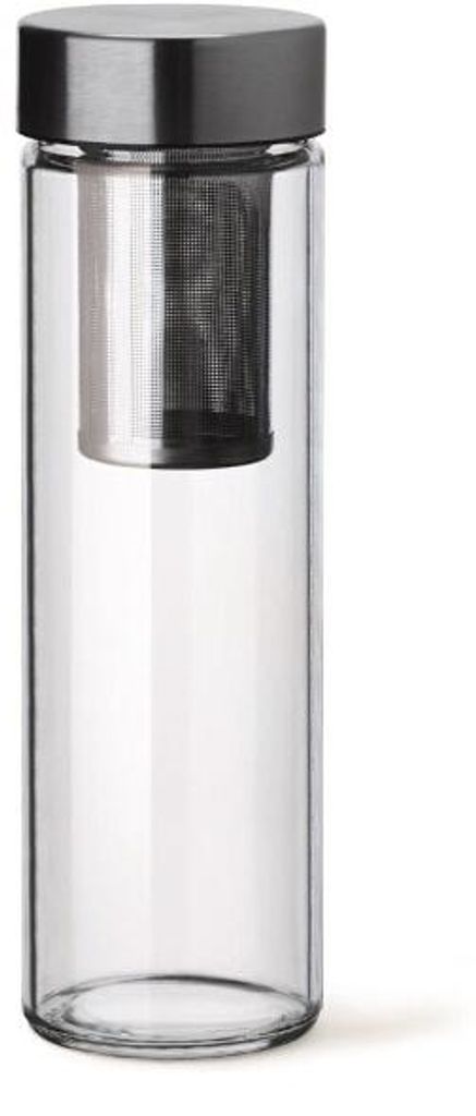 SIMAX Trinkflasche 0,5 Liter m. Edelstahldeckel + Sieb Produktbild 