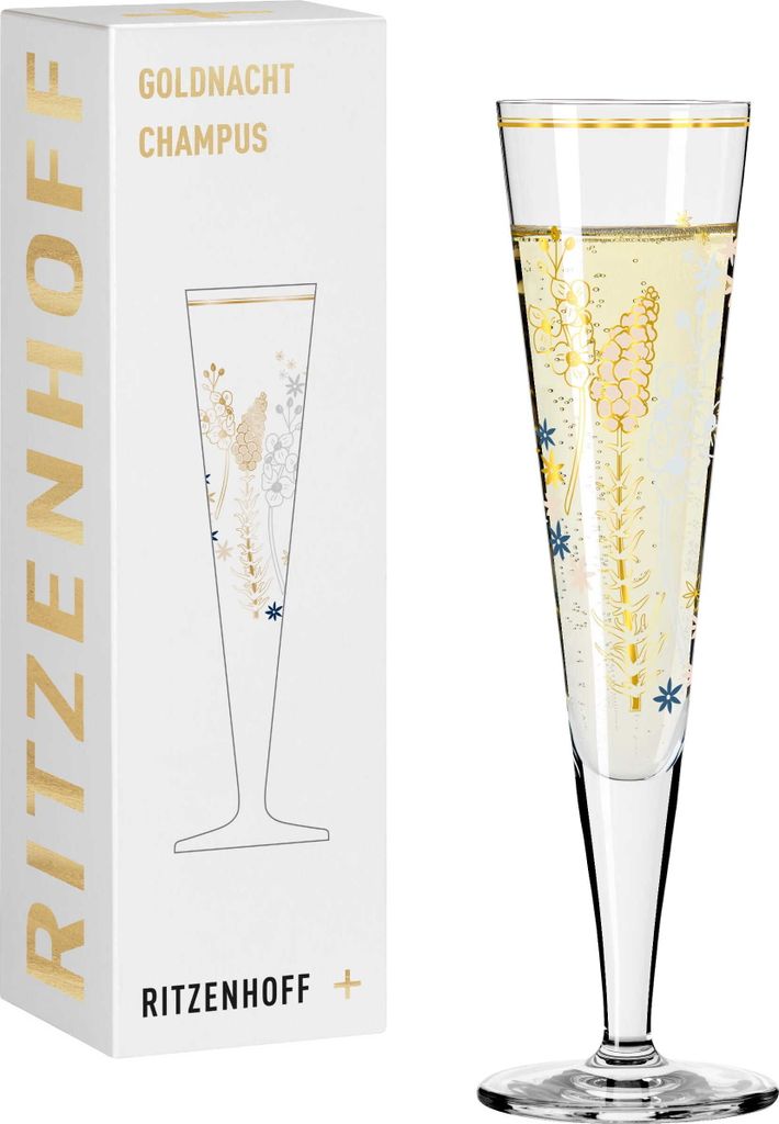 Goldnacht Champagnerglas #37 Von Concetta Lorenzo