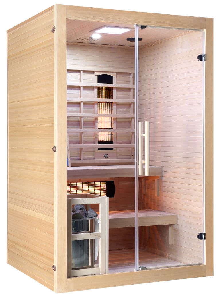 Infrarot und Finnische Sauna TWINCOMBI für 2 Personen