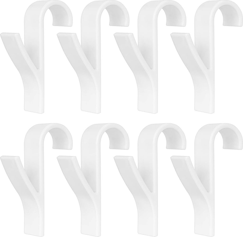 Weiß Handtuchhaken, Bademantel Haken, Rundheizkörper Haken, Flexibel Hängen Handtuchhaken, Extra Stark Badezimmer Haken, Handtuchhalter Heizkör...
