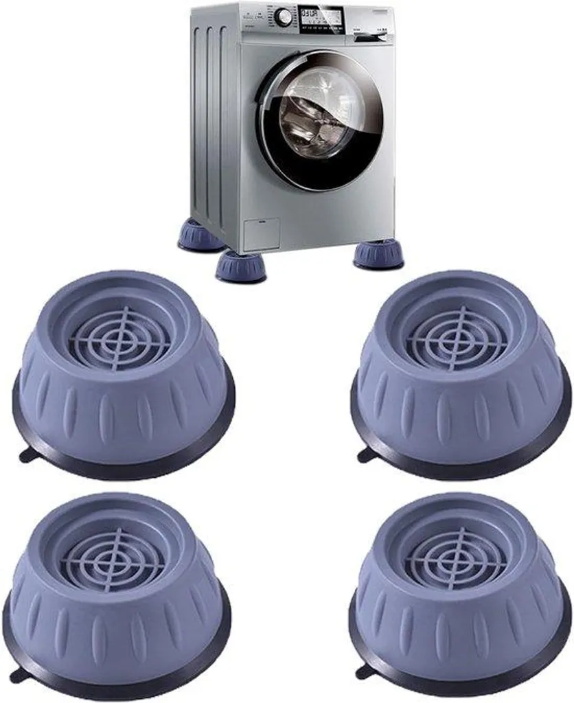 Protection de sol pour lave-linge - Kit de 4 patins pour stabilité