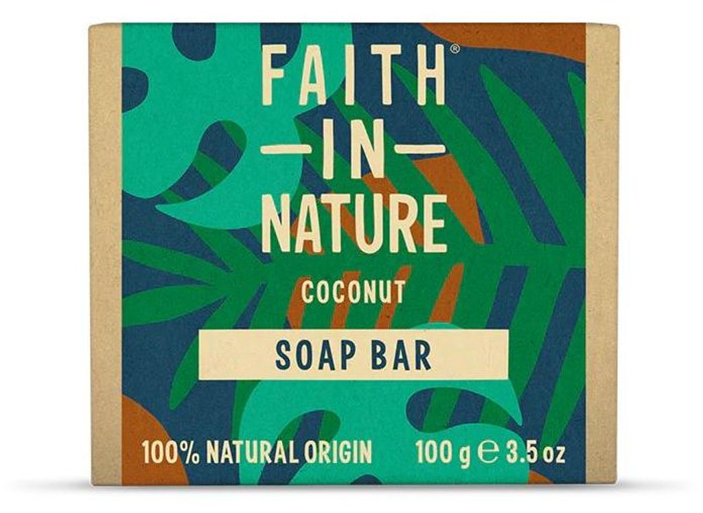 Faith In Nature Zeep Coconut (100 gr) Productafbeelding 
