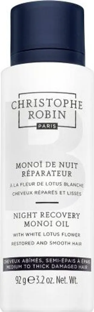 Christophe Robin Night Recovery Olio di Monoi Trattamento notte con effetto rigenerante 92 g
