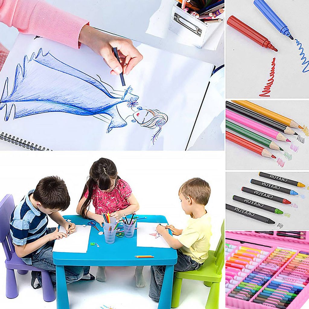 Maaleo 9174 Zestaw artystyczny Mega Art Set 168 szt. różowy Zdjęcie produktu 13