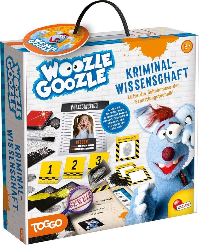 Lisciani 97425 - Woozle Goozle - Kriminal-Wissenschaft - Nachahmungsspiel