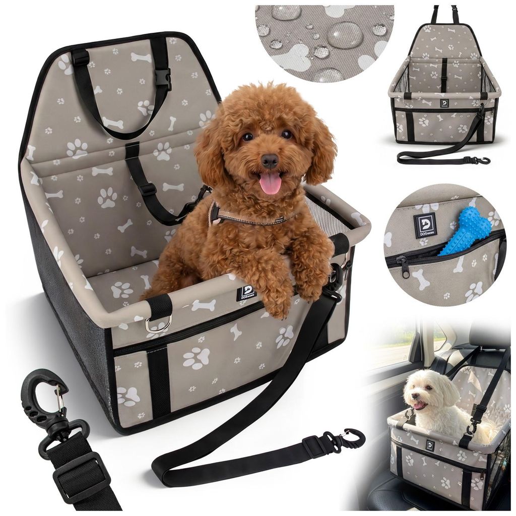DOGGURU Puppy Ride Hundesitz fürs Auto Transporter 41x34x25 Produktbild 