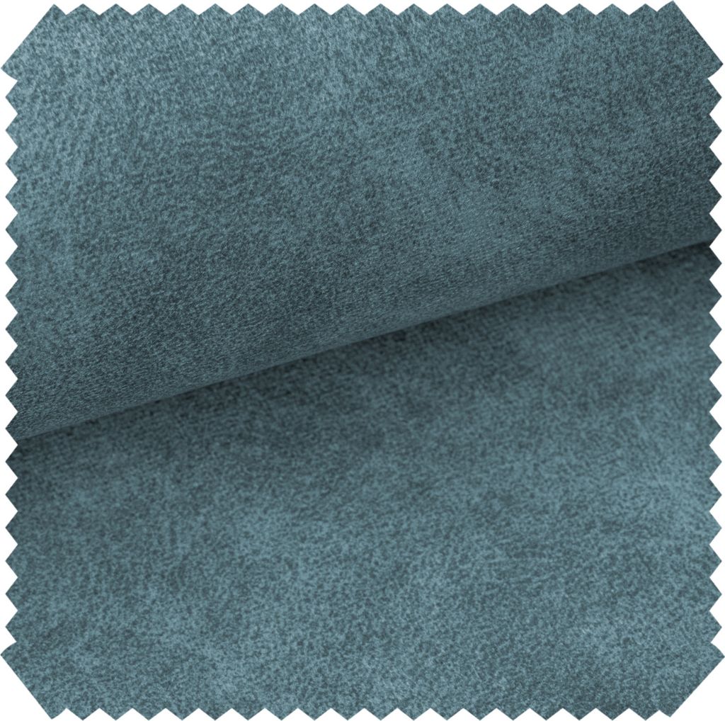 novely COUEN Ultraweicher Antik Möbelstoff - Vintage Velours Polsterstoff - Pflegeleichte Meterware 1lfm - Farbe: 19 Azurblau