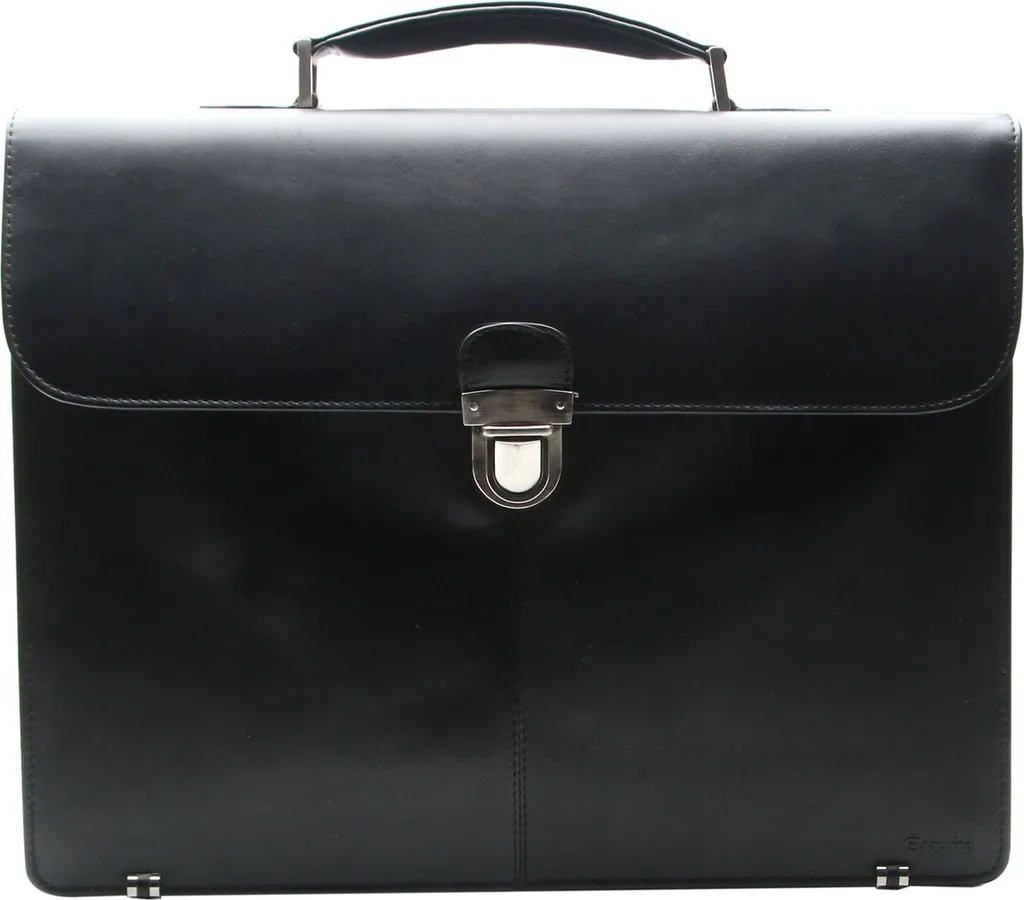 Mallette ordinateur portable Esquire serviette de bureau en noir
