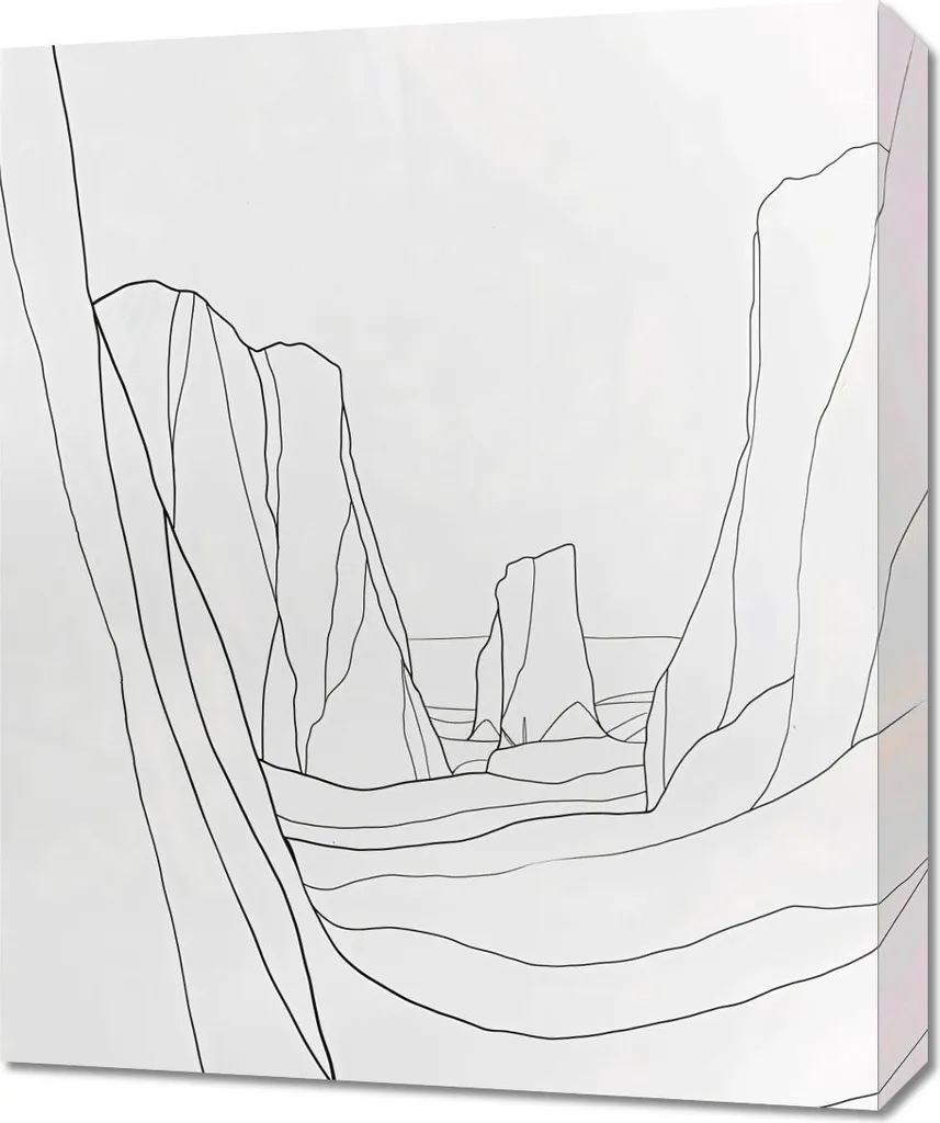 Quadro Paesaggio 50x60 cm - Atmosfera Naturale per la tua Camera