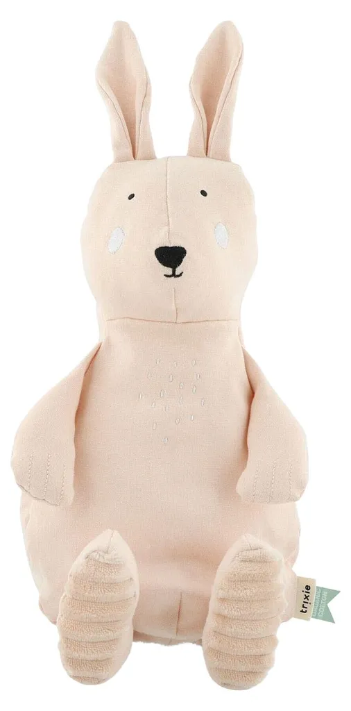 Trixie Peluche Grand Lapin Mme Rabbit - Doudou Doux Rose 38 cm