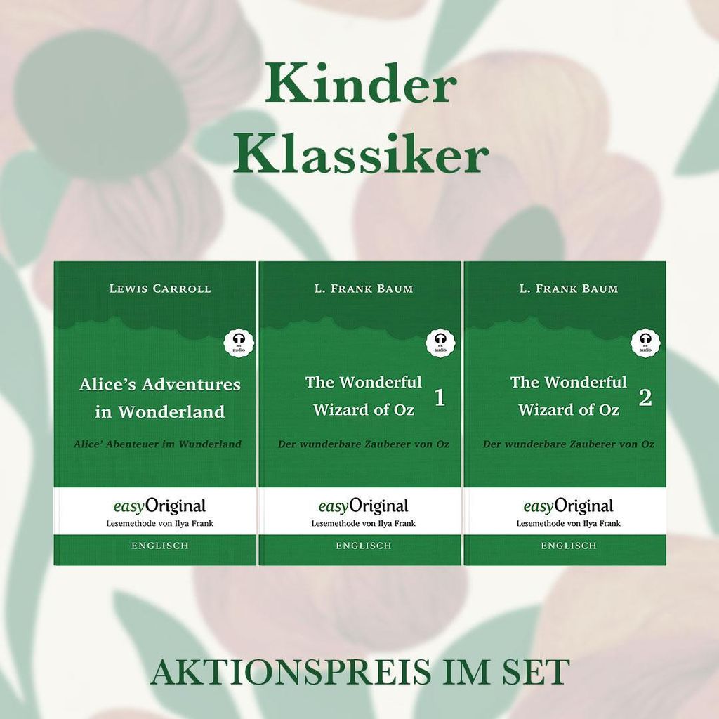 Kinder Klassiker Kollektion (Bücher + Audio-Online) - Lesemethode von Ilya Frank - Zweisprachige Ausgabe Englisch-Deutsc