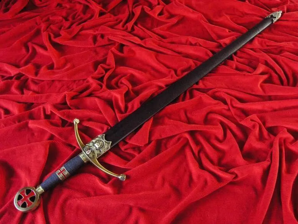 Épée Médiévale Décorative de Style Templier - Objet de Collection Premium - 9