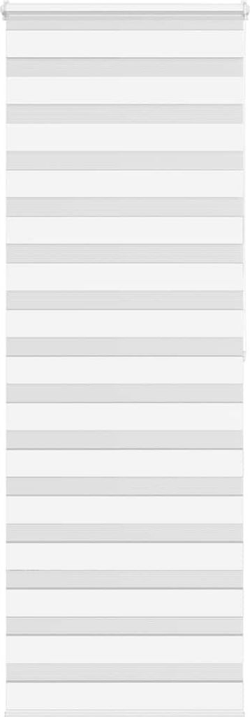 Doppelrollo Weiß 70x200 cm Stoffbreite 65,9 cm Polyester