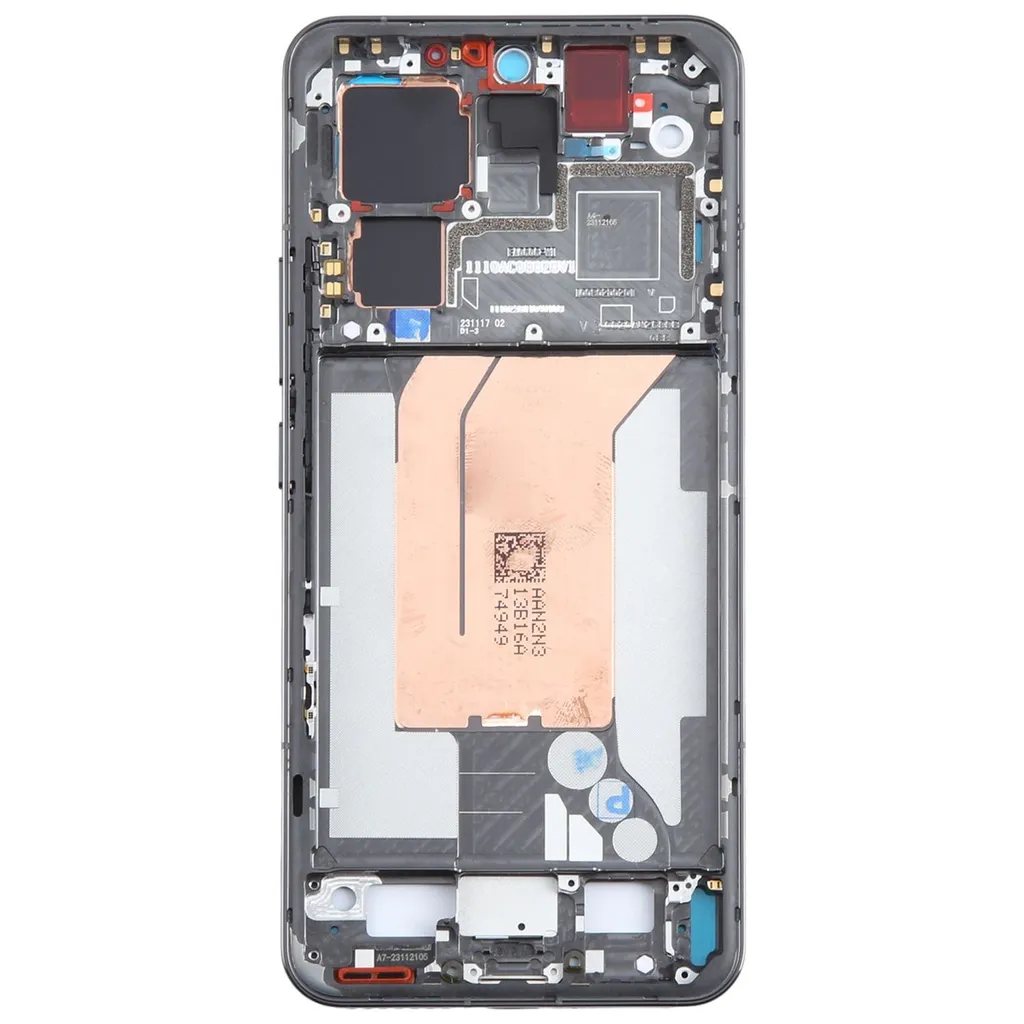 Pièce de rechange cadre écran Xiaomi 14 Pro - Noir Haute Résistance - 2