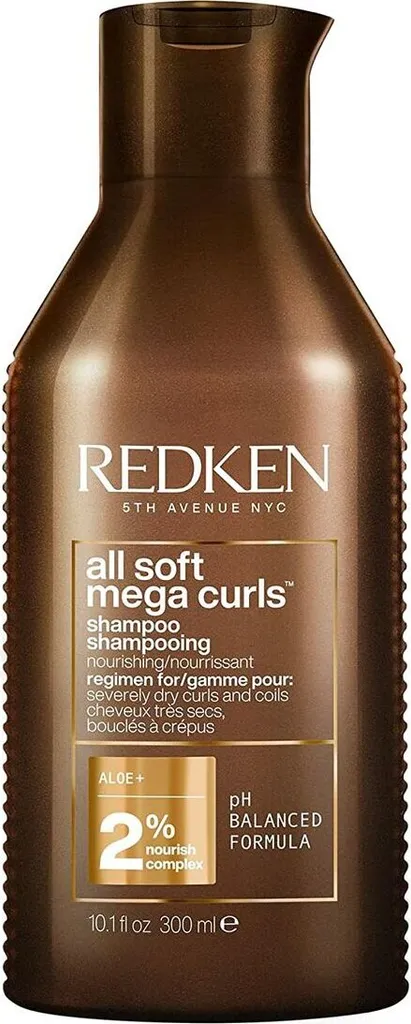 Redken All Soft Mega Curls Shampoo 300ml | Idratazione 72h Ricci