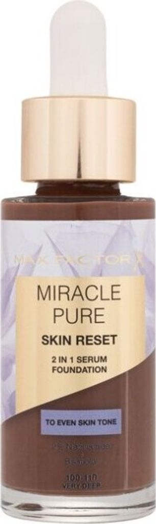 Max Factor Miracle Pure Haut Reset 2in1 Serum Foundation 100-110 Very Deep