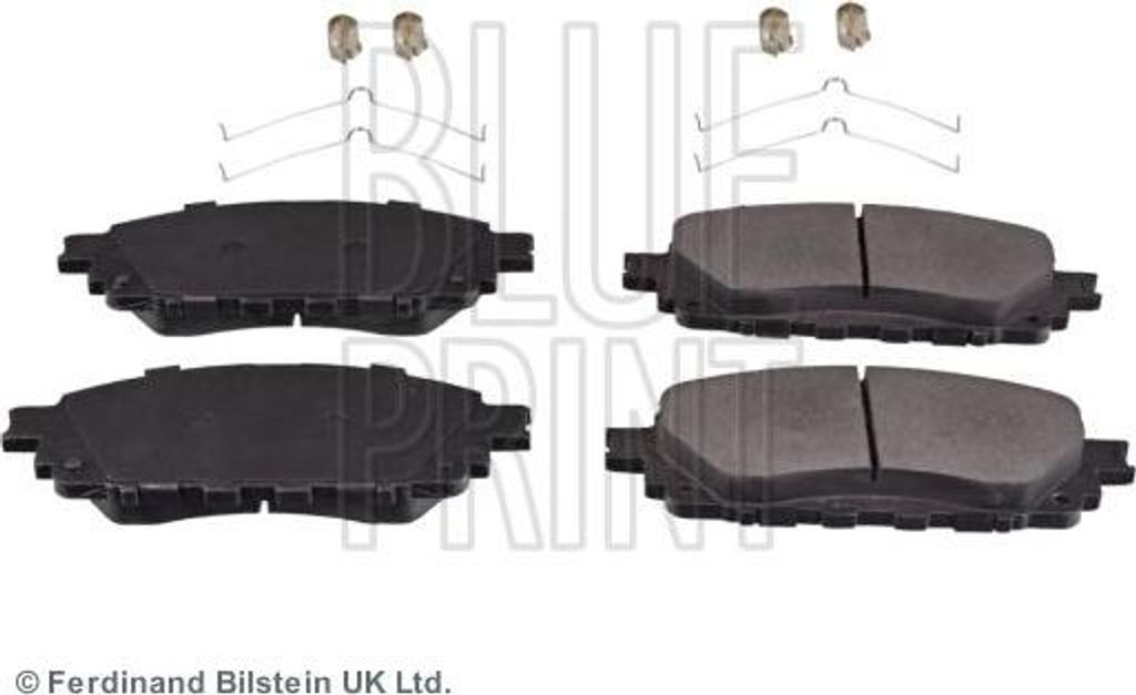 BLUE PRINT ADT342228 Bremsbelagsatz, Scheibenbremse OE 044650K380 kompatibel mit Hilux
