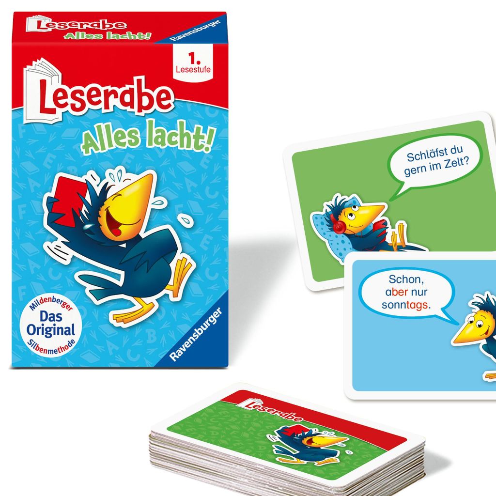 Ravensburger 23496 - Leserabe - Alles lacht - Kartenspiel Produktbild 