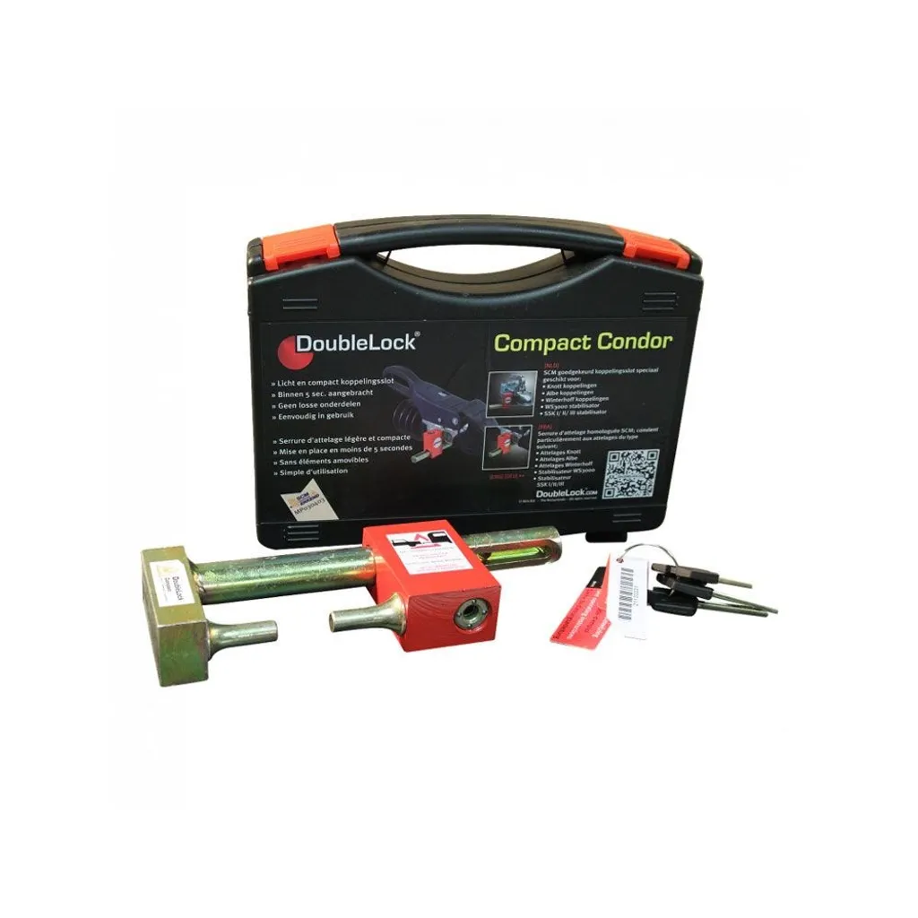 Serrure fixe SCM CompactCondor Double verrouillage pour remorques