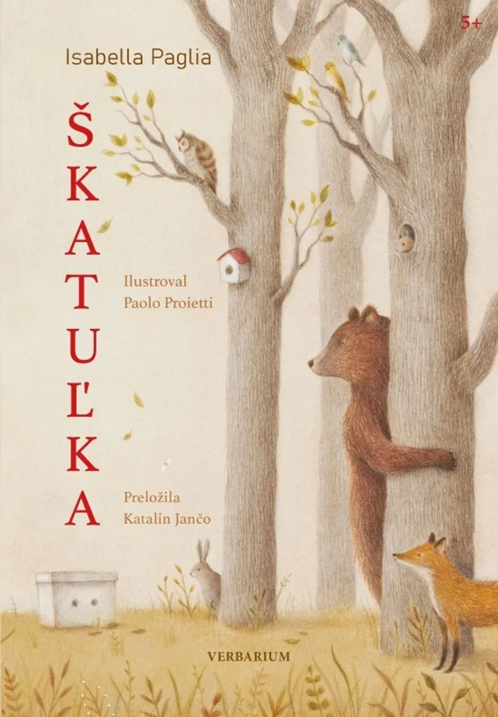 Album illustré Škatuľka Isabella Paglia aux magnifiques dessins