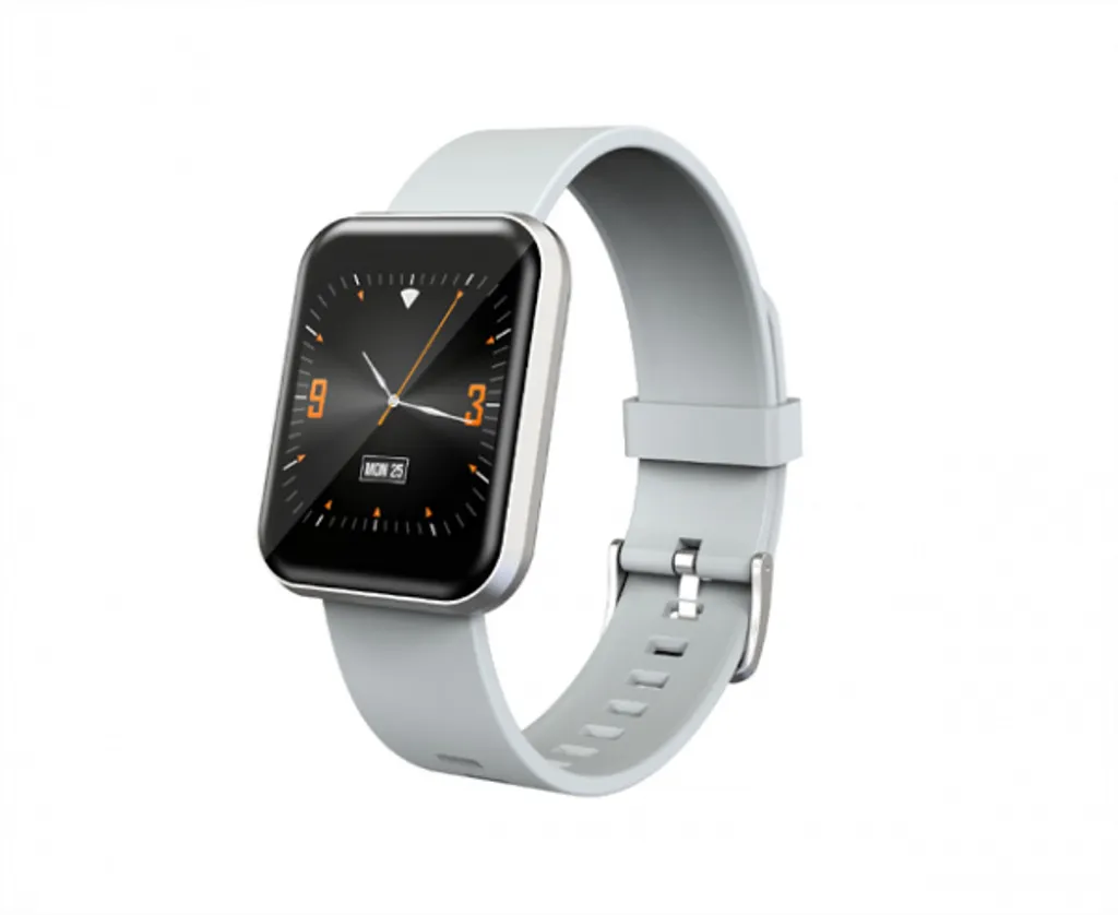 Montre Connectée Lenovo E1 Pro Argent : Suivi Santé et Sport Complet
