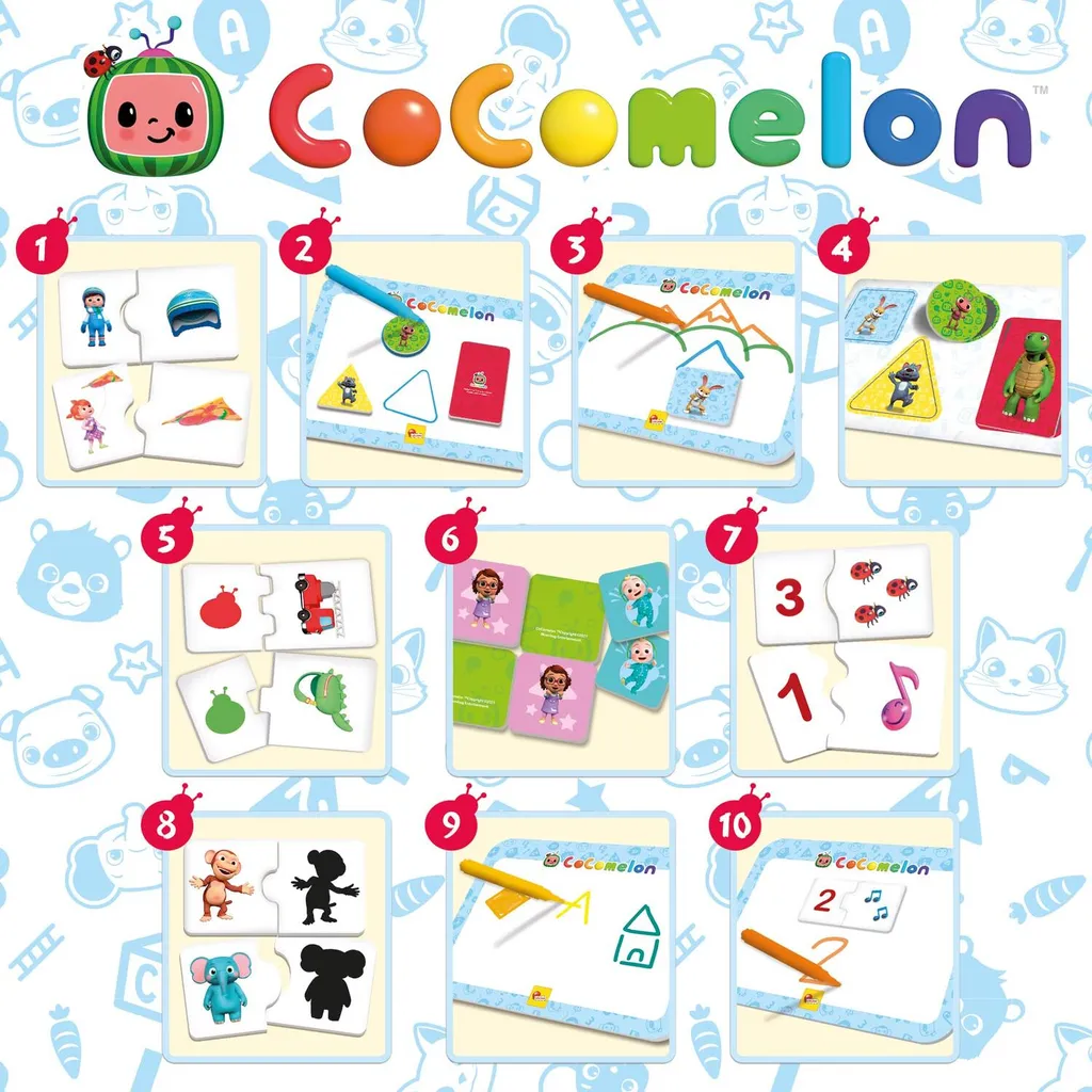 Bureau éducatif Cocomelon Lisciani 90945 avec surface créative - 3