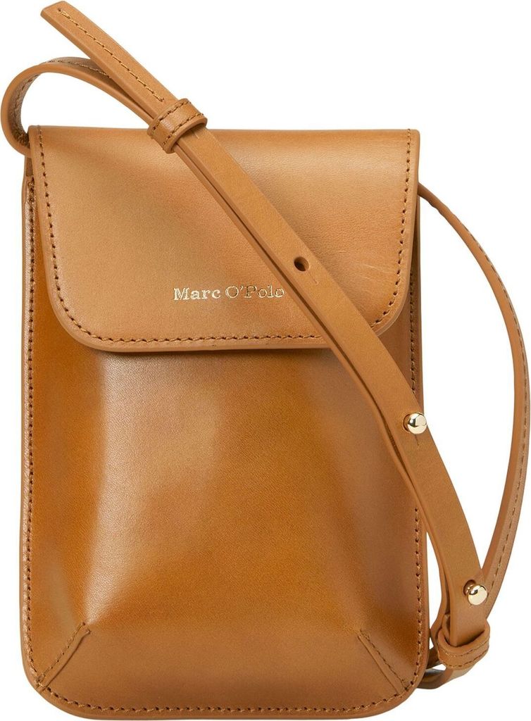 Marc O'Polo Handytasche Umhängetasche Cellphone Bag True Camel hellbraun