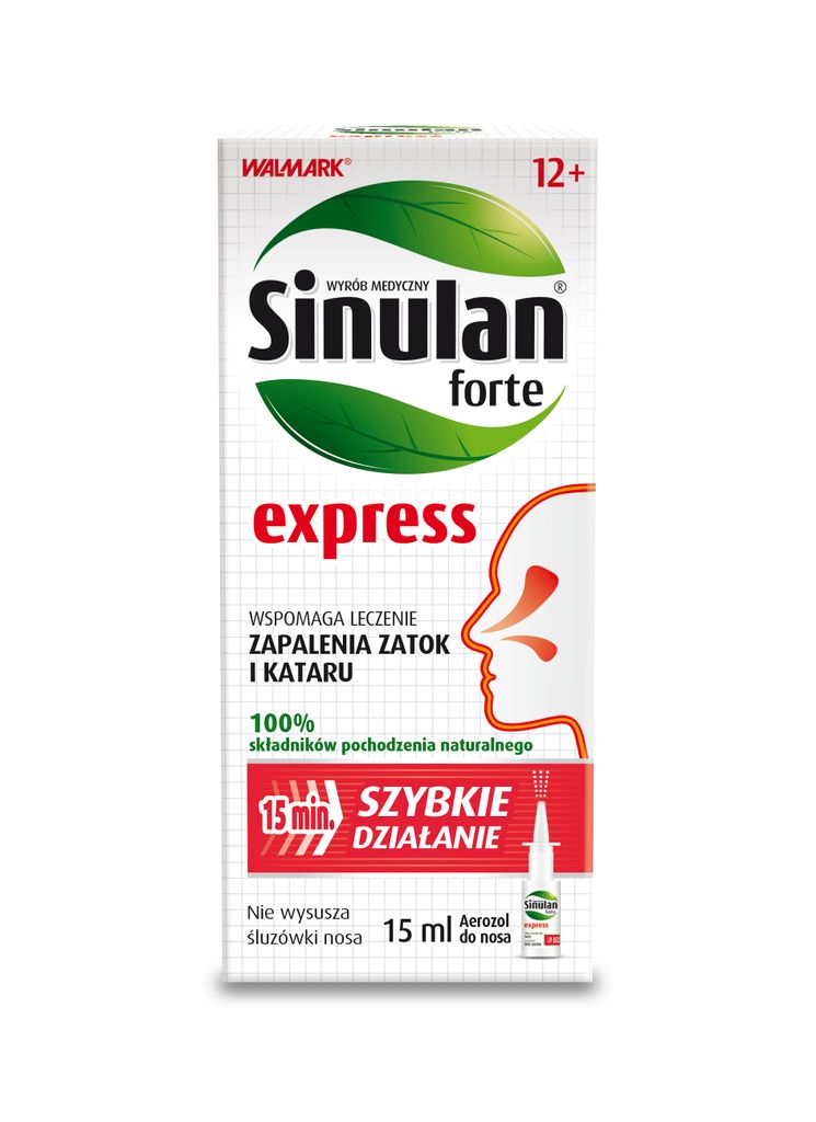 Sinulan Express Forte, aerozol do do nosa, 15ml - Długi Obrázek produktu 