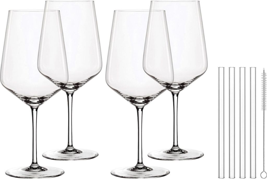 Nachtmann Cocktail/Spritz Set/4 + 4 Glastrinkhalme Image du produit 