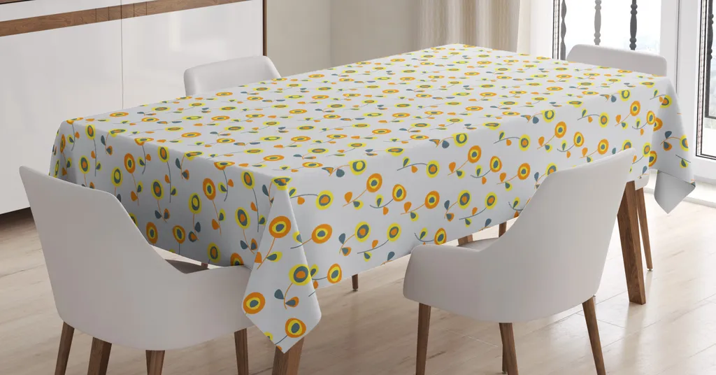 Tovaglia Astratta Floreale ABAKUHAUS - Colori della Natura in Casa