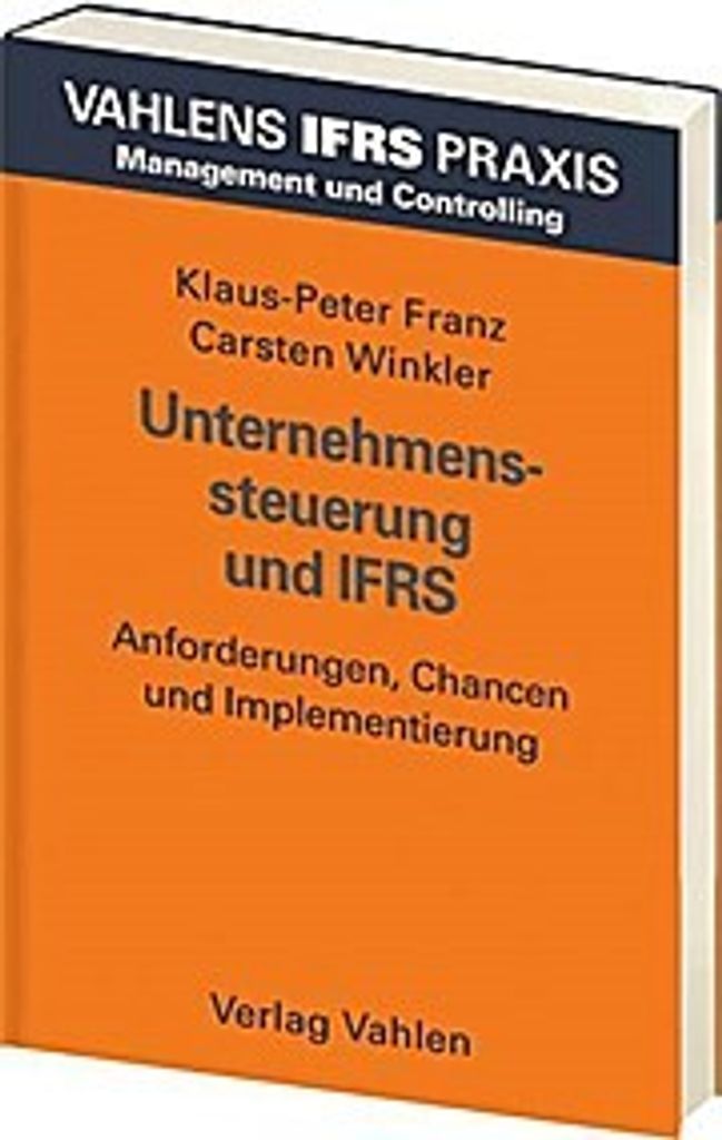 Franz: Unternehmenssteuerung und IFRS Produktbild 