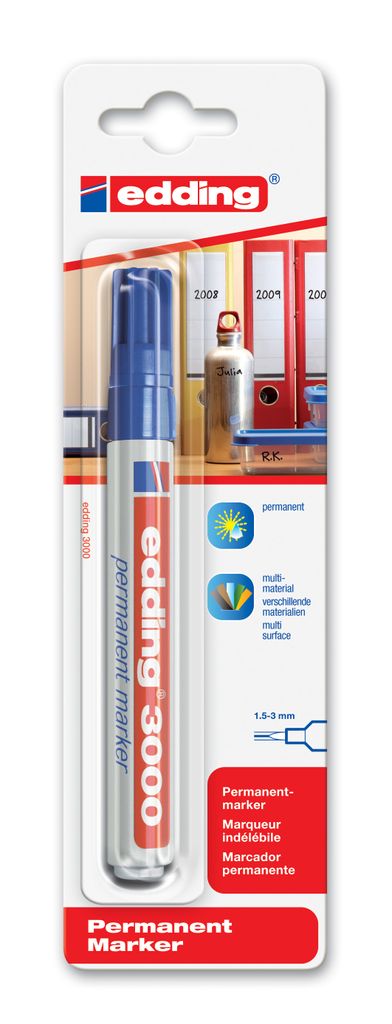 Edding 3000, Blau, Multi, Weiß Produktbild 