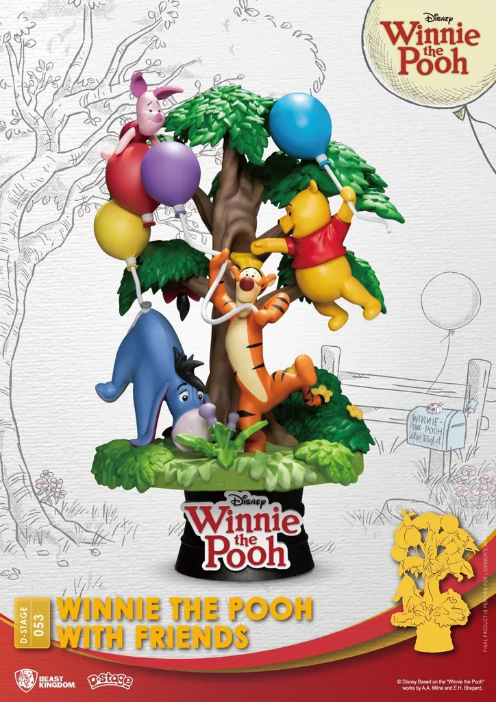 Statue Winnie l'Ourson D-Stage 16cm Disney : la Pièce Collector Idéale