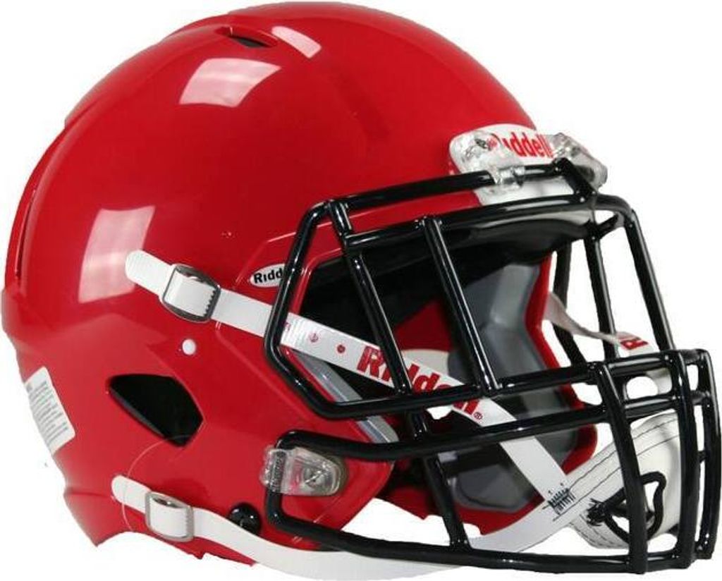 Riddell Victor-I Jugend American Football Helm | Farbe: Scarlet Größe: S/M