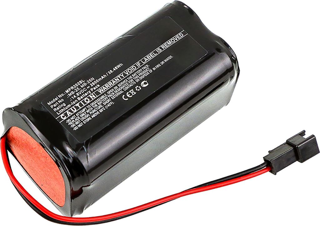 CELLONIC 1x Akku für Lautsprecher Kompatibel mit Mipro MA-101B, MA-202, MA-202B, MB-25 - (2600mAh, 14.8V)