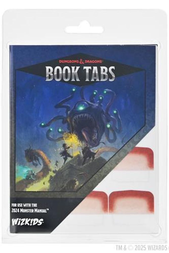 Dungeons & Dragons Book Tabs 2024 – Monster Manual Erweiterung Zubehör