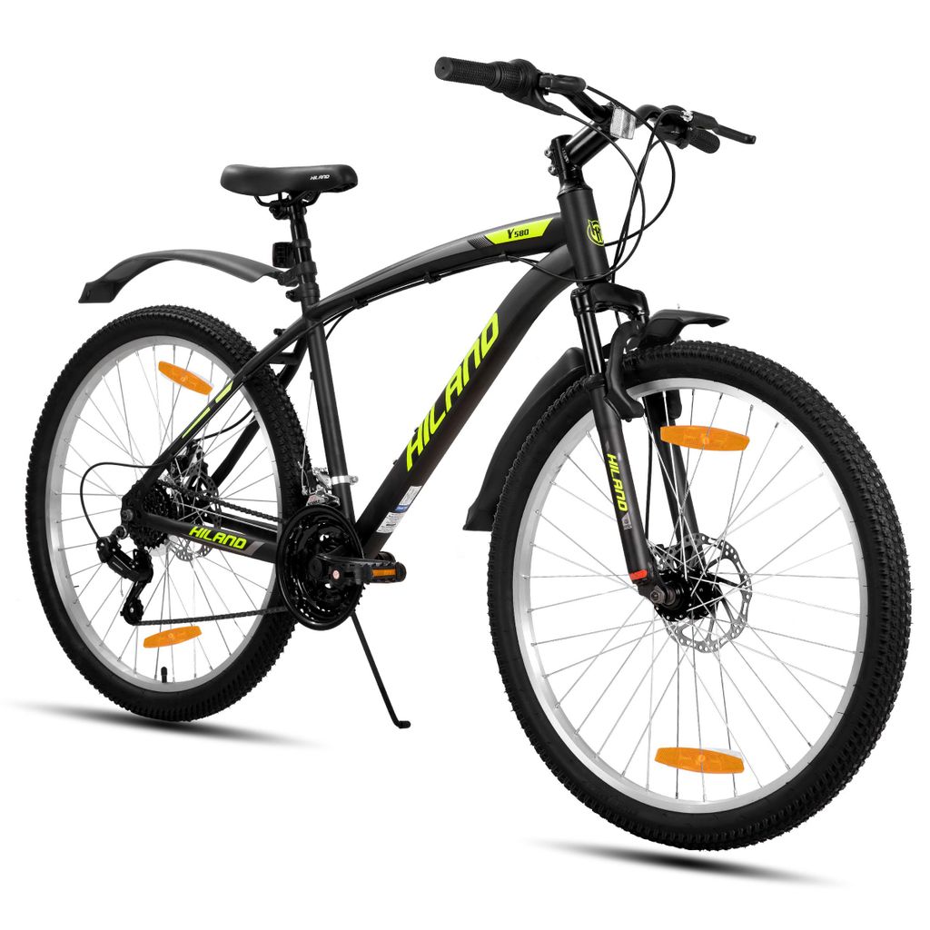 Hiland 26 Zoll Mountainbike, 18 Gang Herren und Damen MTB Produktbild 
