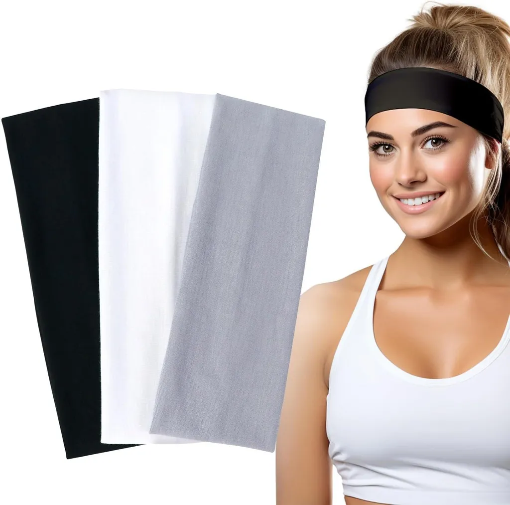 Set 3 Fasce Yoga Donna Antiscivolo Nero Bianco Grigio | Sport Professional
