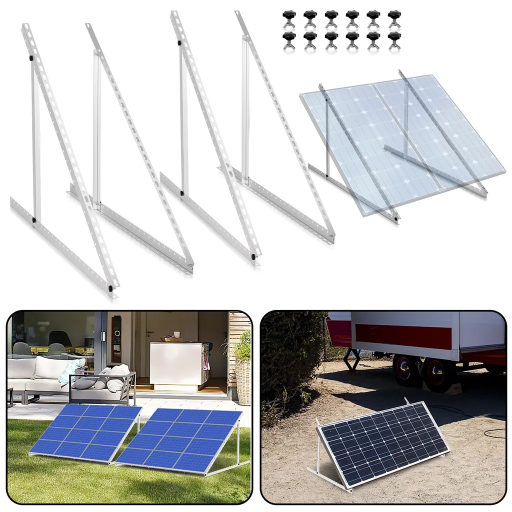 Staffa Solare Regolabile Yakimz 104cm | Supporto Pannello 0-90°