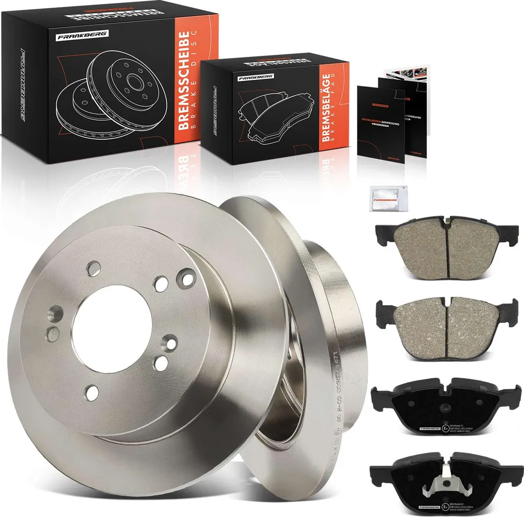 Disques de Frein et Plaquettes Arrière Haute Performance KIA Carens III