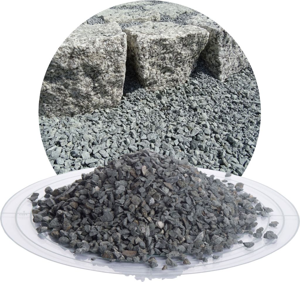 Schicker Mineral-Diabas Pflastersplitt grau 25 kg-2-5mm Produktbild 