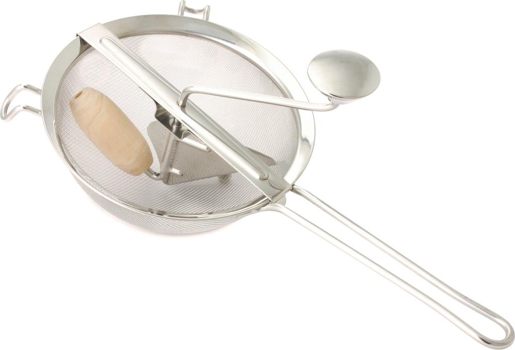 Kelomat Passeur avec boule en bois Ø20 cm acier inoxydable Image du produit 
