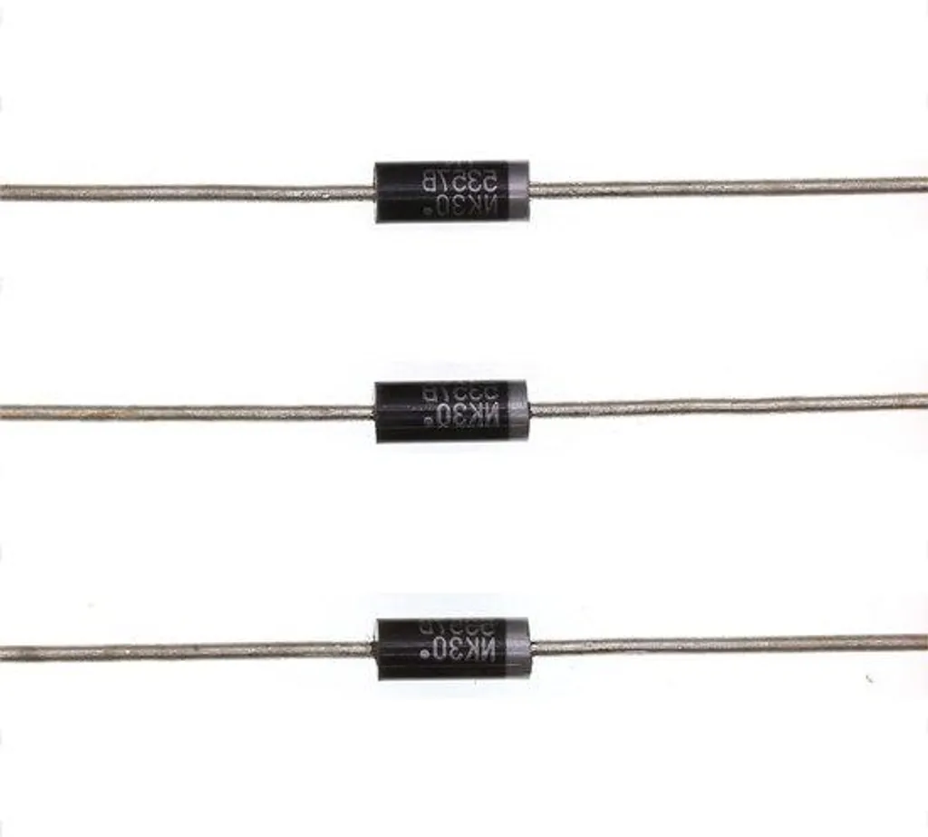 Diode de régulation Zener 20V 5W format DO-15 pour montage électronique