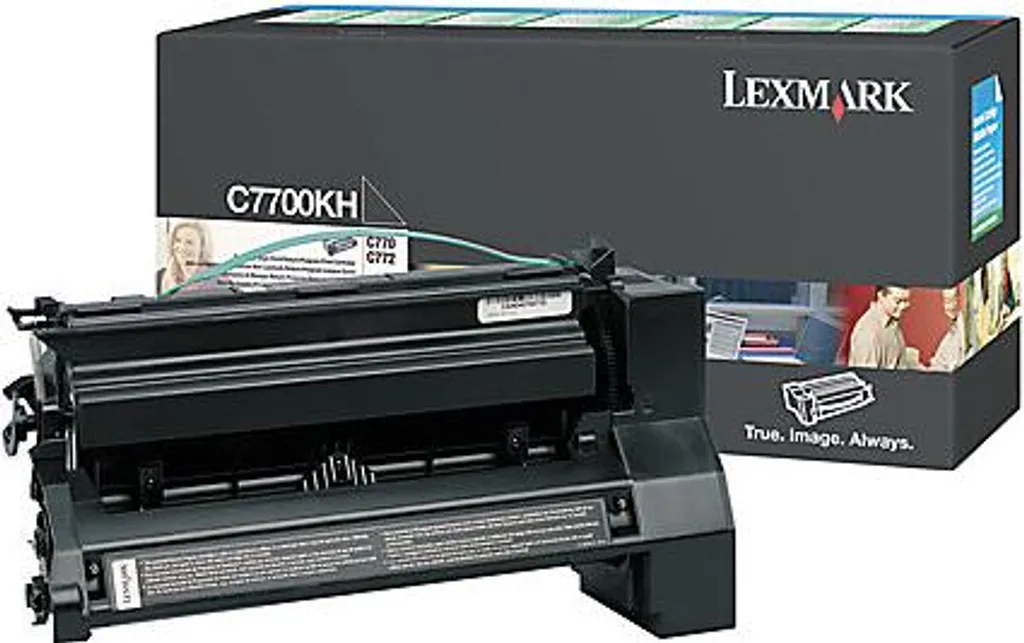 Toner noir Lexmark C7700KH grande capacité de retour économique
