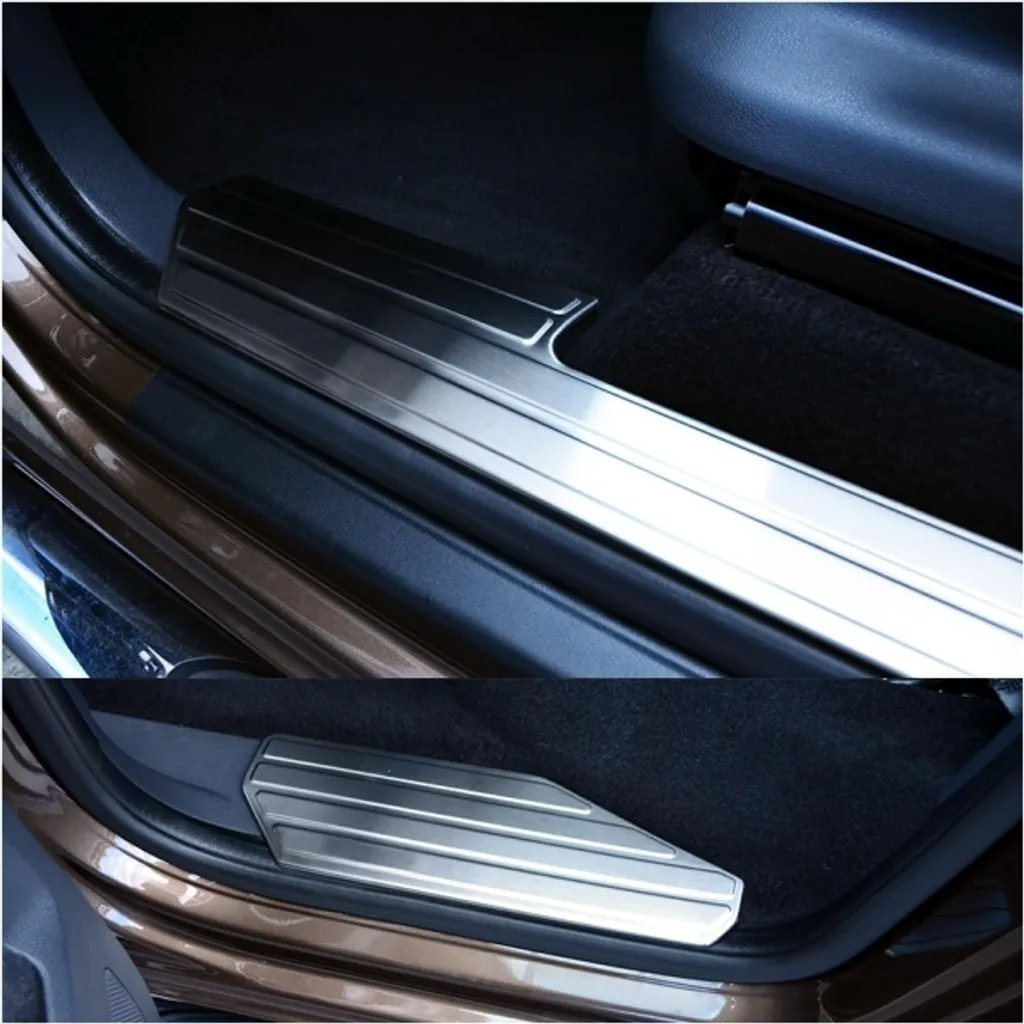 Seuils de porte Amarok (2H) inox anti-rayures finition brossée KS1224
