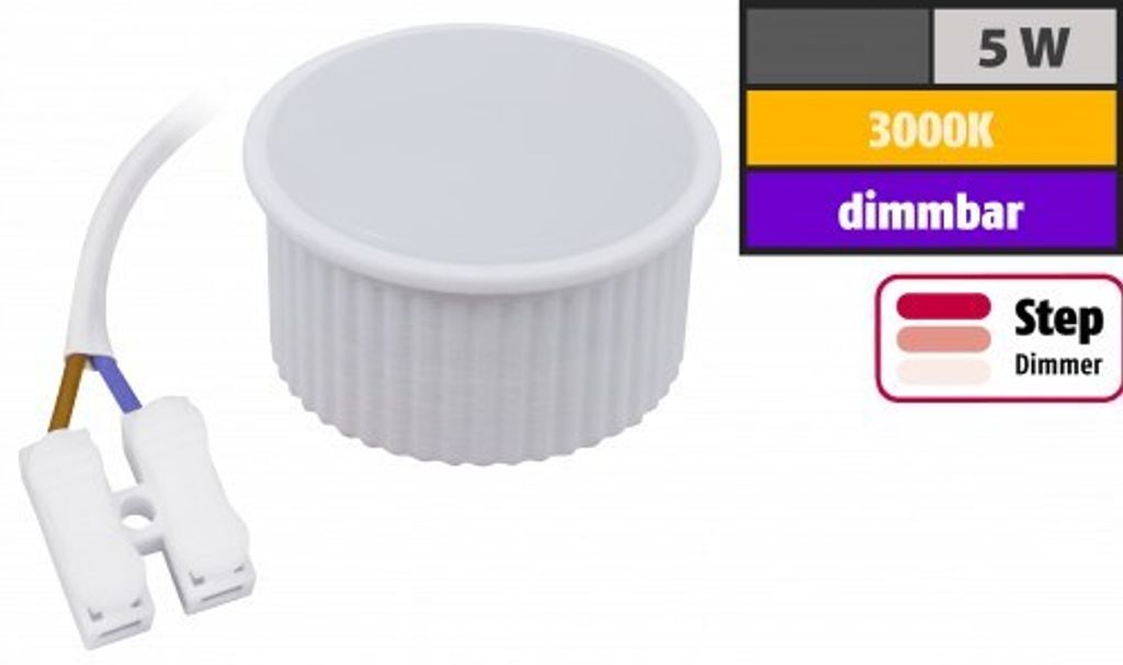 LED modul McShine ''PL-55'' 5W, 400 lumenů, 230V, 50x25mm, Obrázek produktu 
