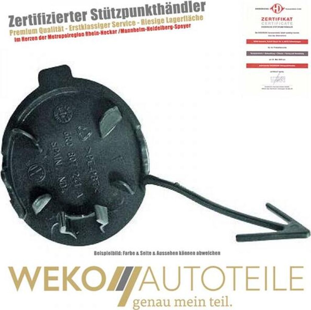 Klappe Abschlepphaken vorne DIEDERICHS 2206063 für VW