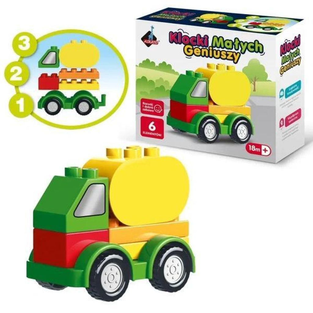 Bausteine für kleine Genies: Auto, 6 Teile – ASKATO