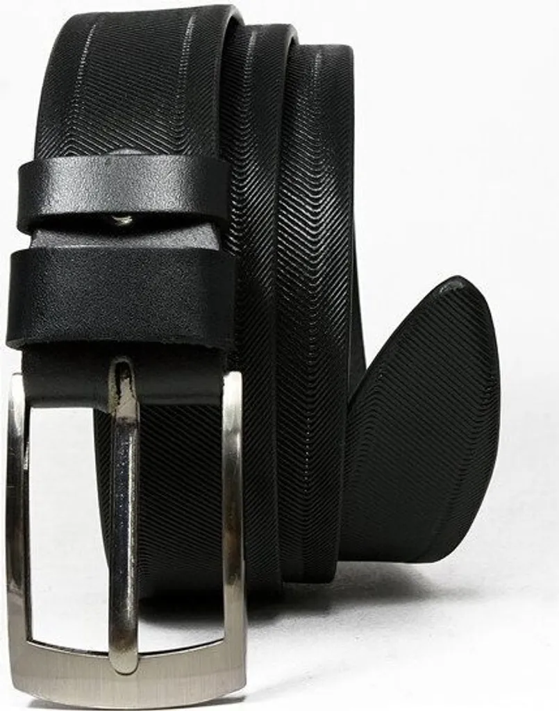 Offerta Cintura Uomo Rovicky 110cm Pelle Goffrata - Spedizione 24h